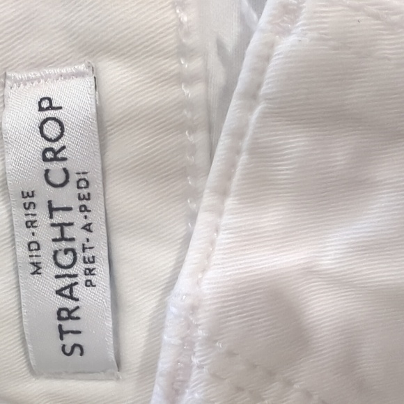 WHBM Mid-Rise Pret-A-Pedi Straight Cropped Pants Size 10 NWT - Picture 13 of 15